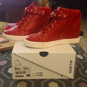 Aldo Red sneakers